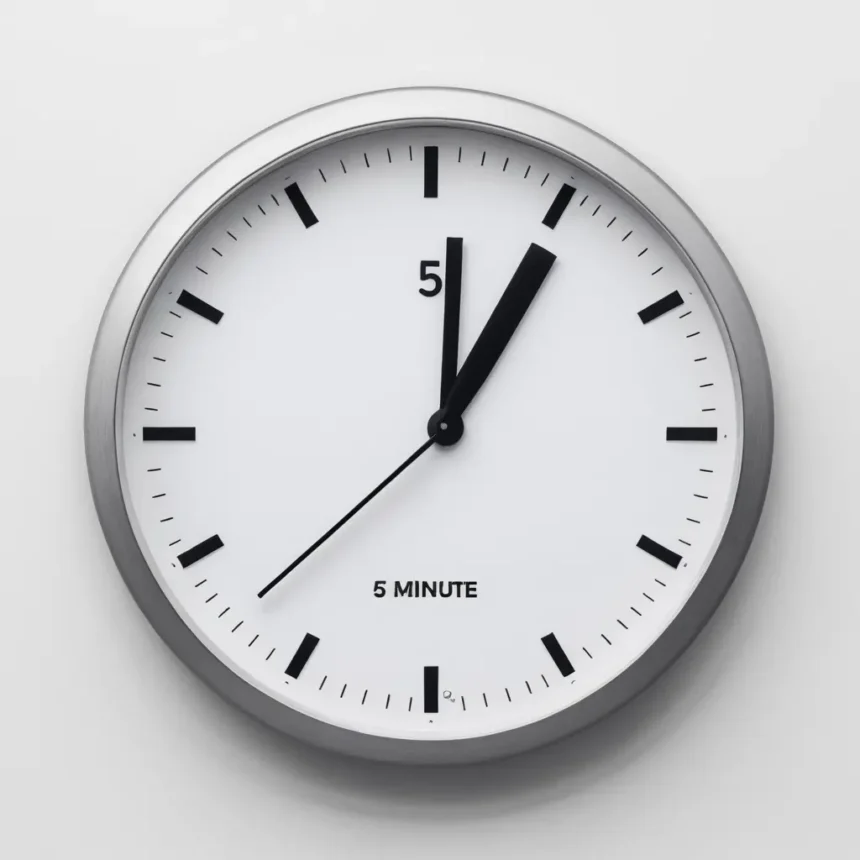 5 minute timer